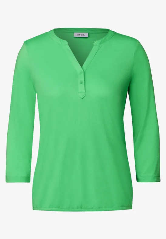T-shirt au look tunique iced neon green
