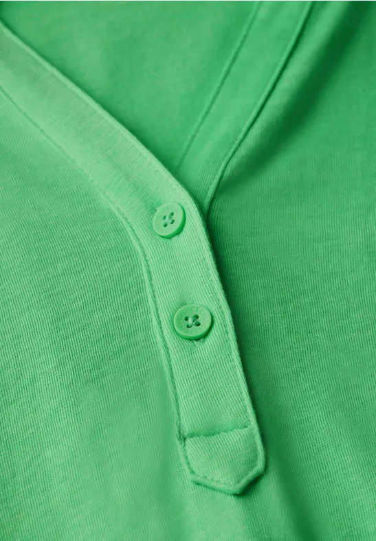T-shirt au look tunique iced neon green