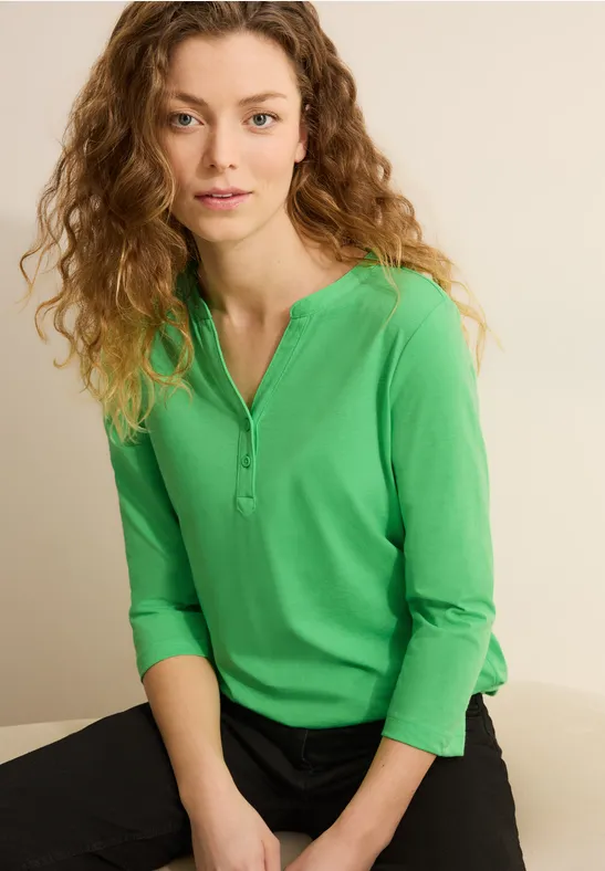 T-shirt au look tunique iced neon green