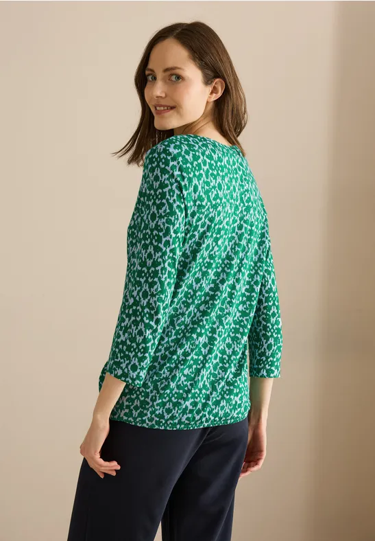 T-shirt au look tunique pastel blue