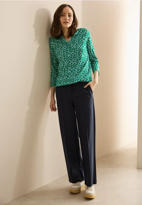 T-shirt au look tunique pastel blue