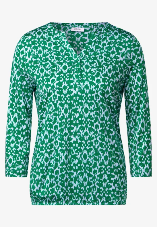 T-shirt au look tunique pastel blue