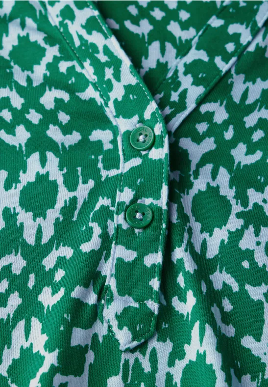 T-shirt au look tunique pastel blue