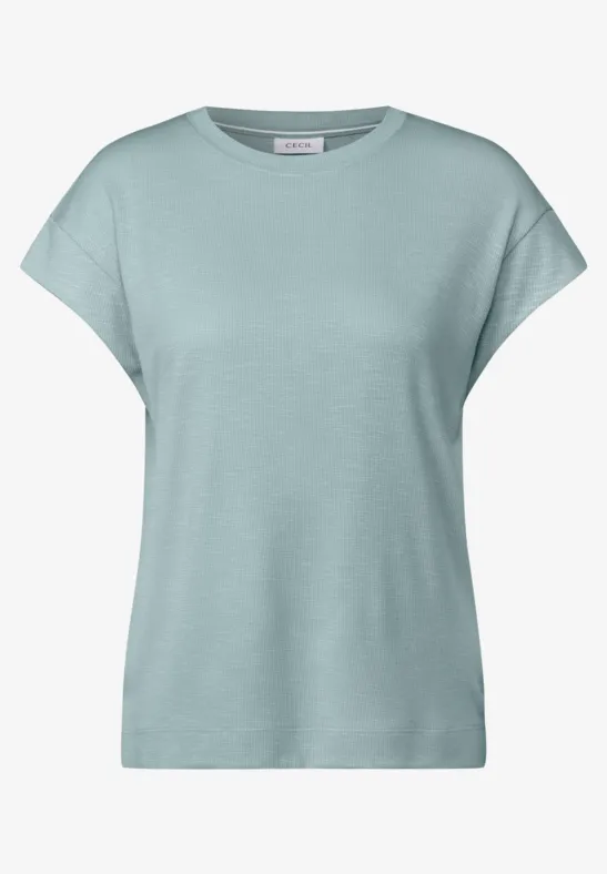 T-shirt à structure douce cool salvia green