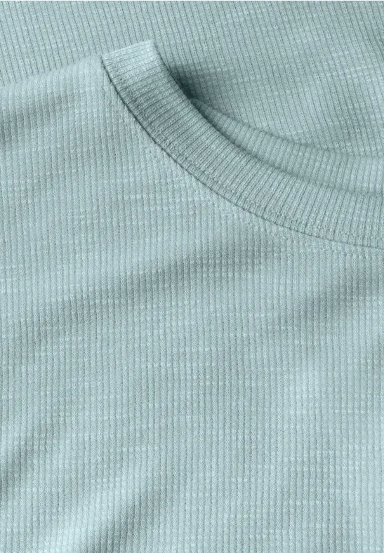 T-shirt à structure douce cool salvia green