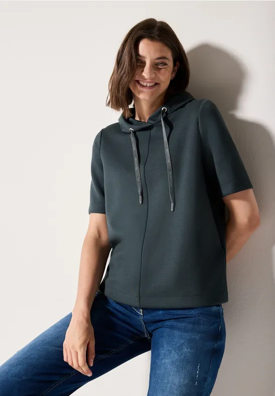 Silk-Touch Hoodie slate khaki