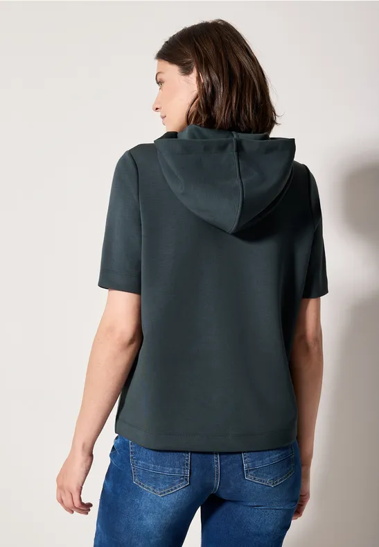 Silk-Touch Hoodie slate khaki