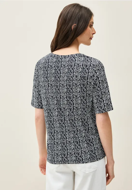 Shirt im Tunika-Look universal blue