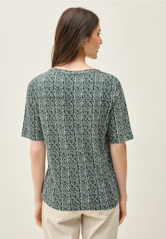 T-shirt au look tunique balmy khaki