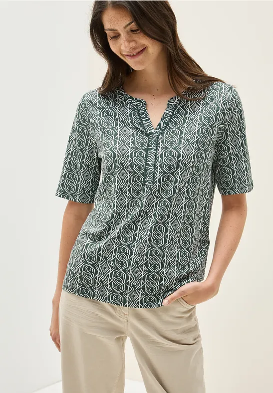 T-shirt au look tunique balmy khaki