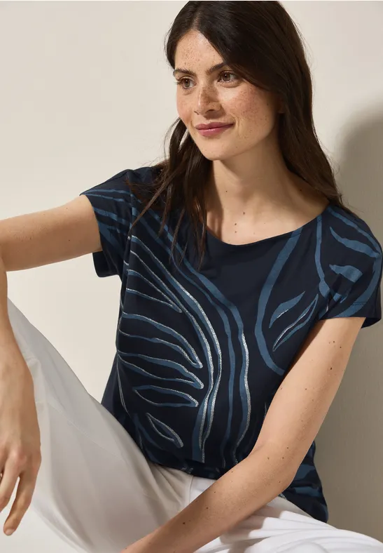 T-shirt à motifs universal blue