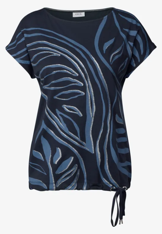 T-shirt à motifs universal blue