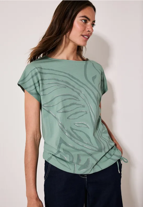 T-shirt à motifs matcha green