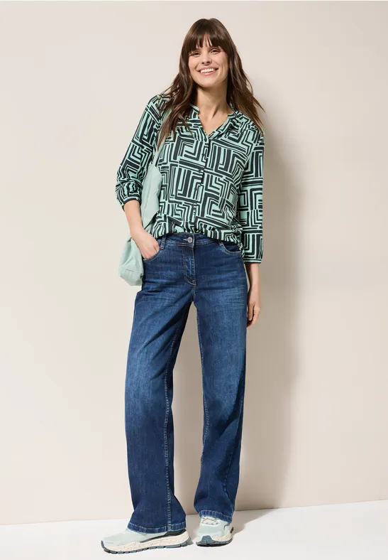 T-shirt au look tunique slate khaki