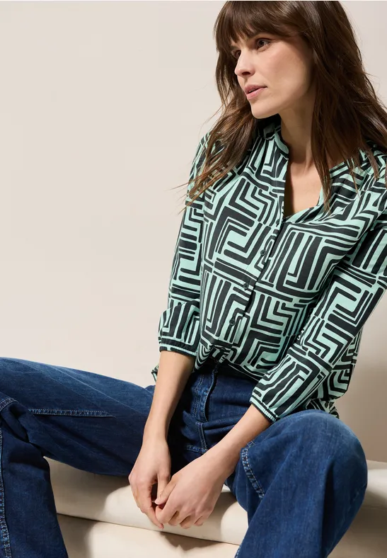 T-shirt au look tunique slate khaki