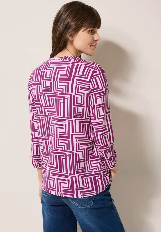 Shirt im Tunika-Look anemone pink