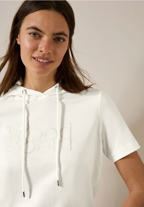 Shirt met capuchon vanilla white