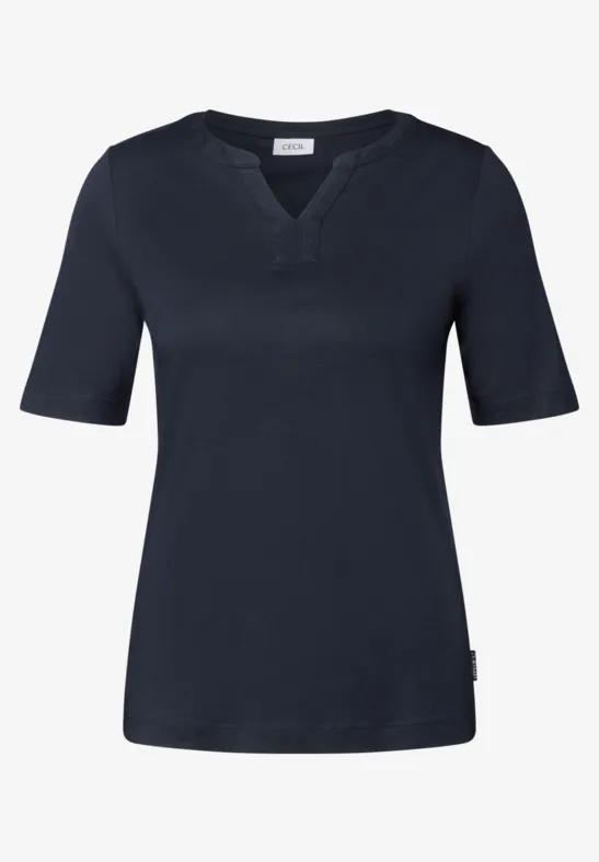 Shirt im Tunika-Look universal blue