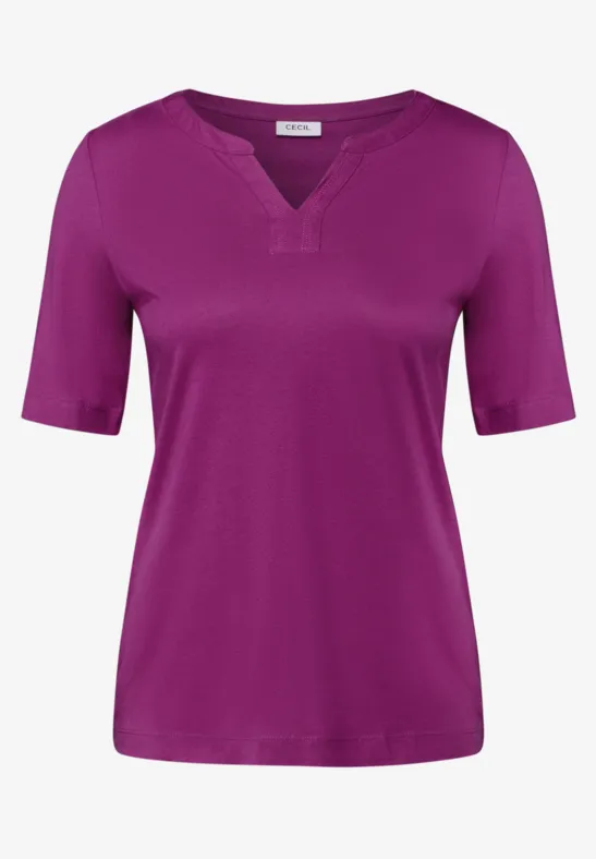 T-shirt au look tunique anemone pink