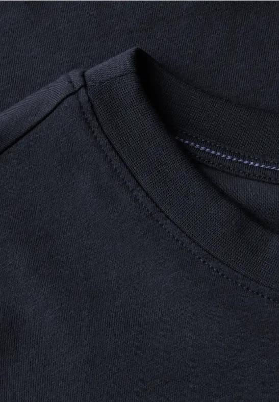 T-shirt basique avec imprimé universal blue