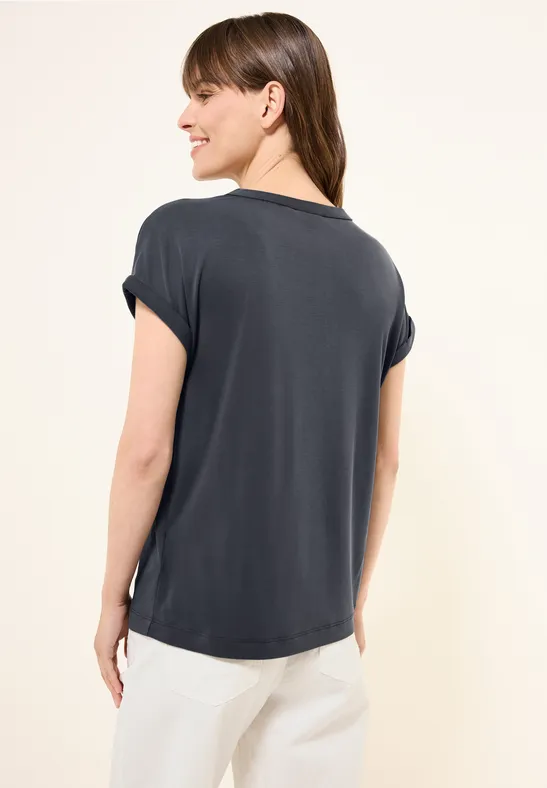 T-shirt Cupro Touch Jersey volcanic grey