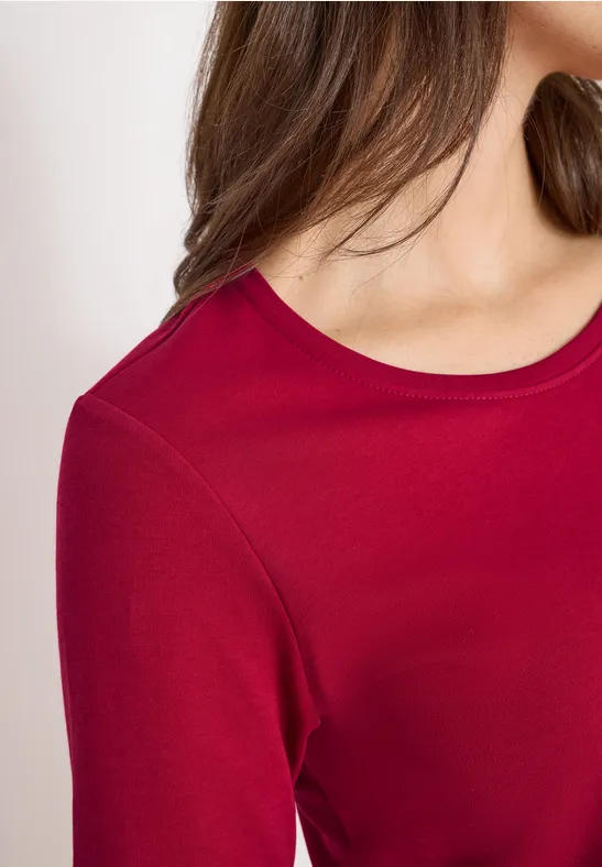 Basic Shirt beaujolais red