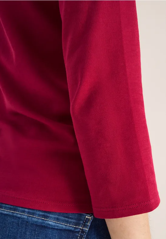 Basic Shirt beaujolais red