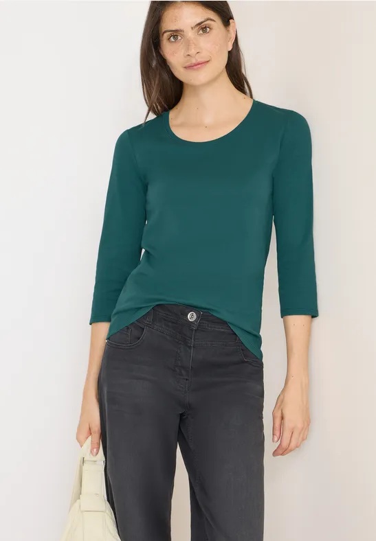 Basic Shirt dark sea green