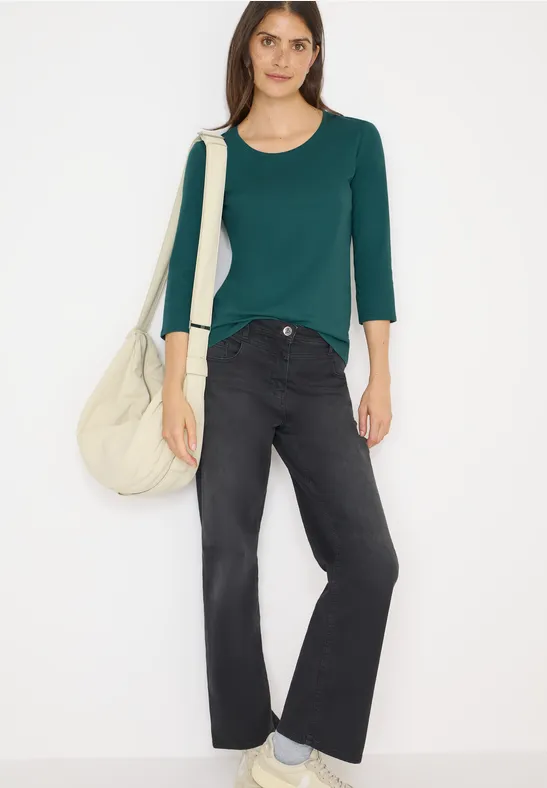 Basic Shirt dark sea green