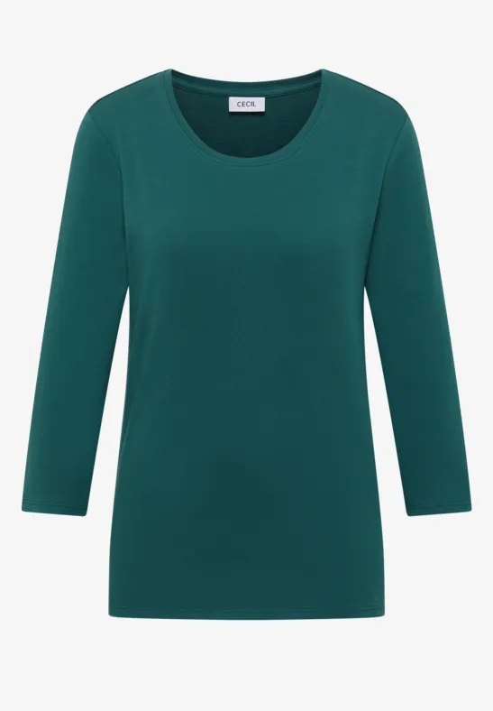 Basic Shirt dark sea green