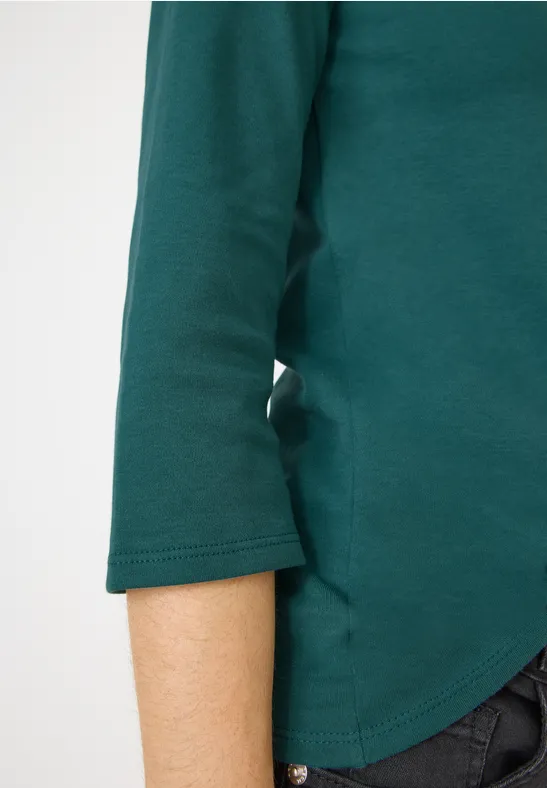 Basic Shirt dark sea green