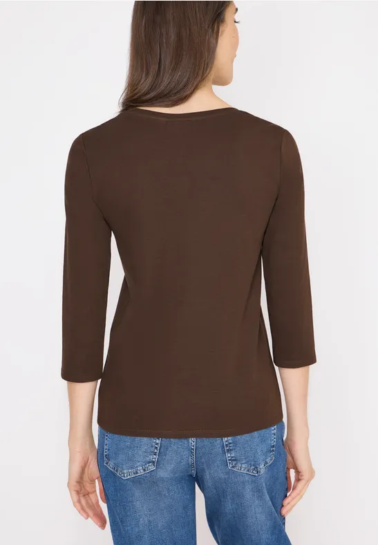 Basic Shirt chocolate mousse