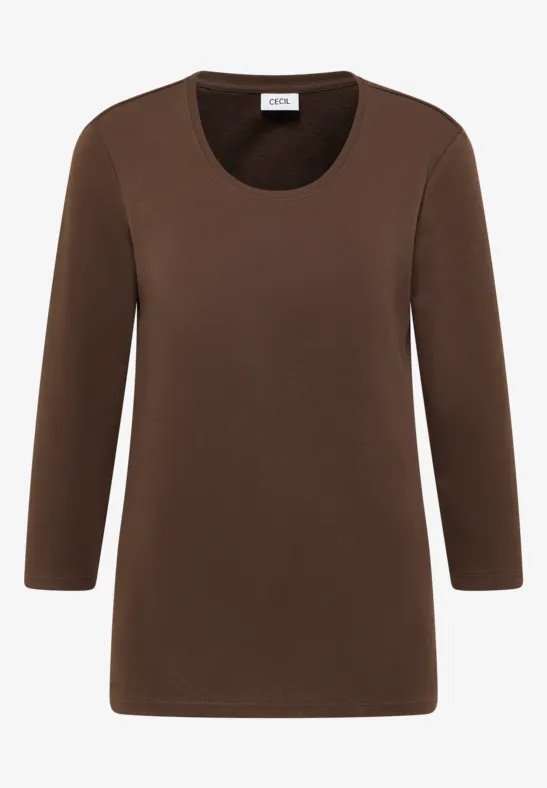 Basic Shirt chocolate mousse