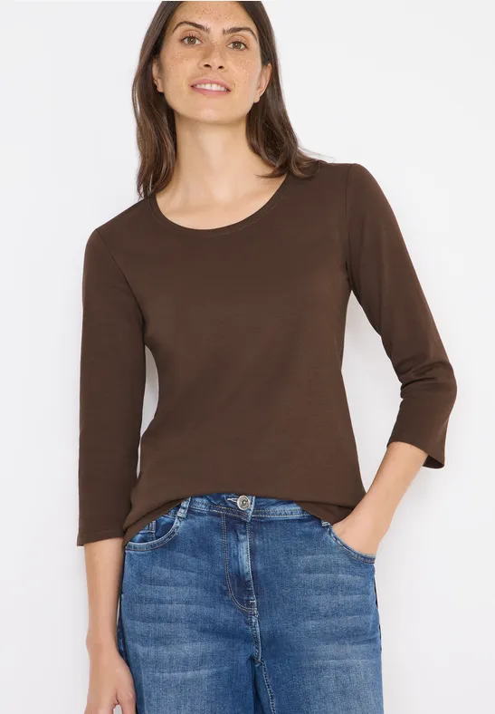 Basic Shirt chocolate mousse