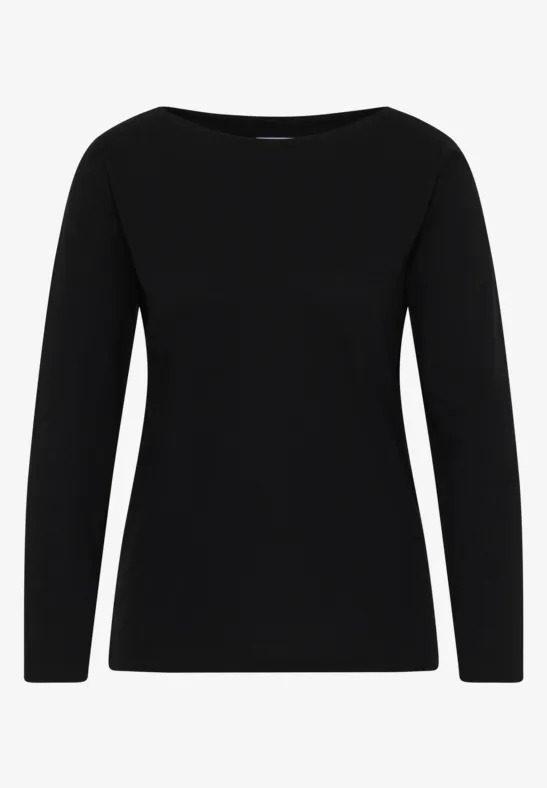 Basic Langarmshirt Black