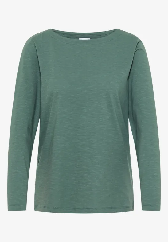 Basic shirt met lange mouwen jewel green