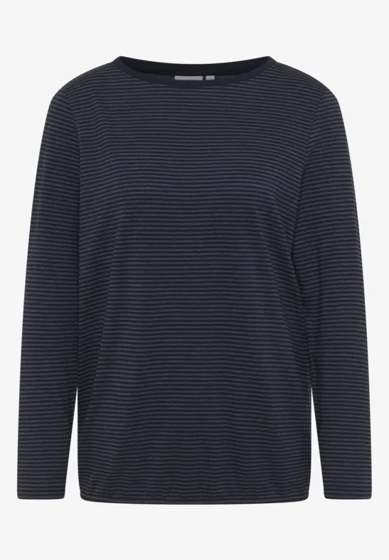 Shirt mit tonalen Streifen urban dark blue