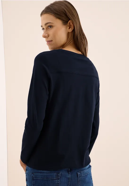 Koszulka w jednolitym kolorze urban dark blue