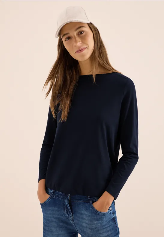 Koszulka w jednolitym kolorze urban dark blue
