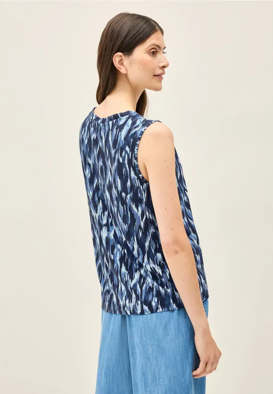 Gemustertes Top urban navy blue