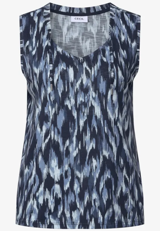 Gemustertes Top urban navy blue