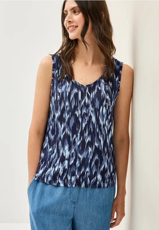 Gemustertes Top urban navy blue