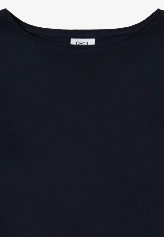 Shirt mit U-Boot-Ausschnitt urban dark blue