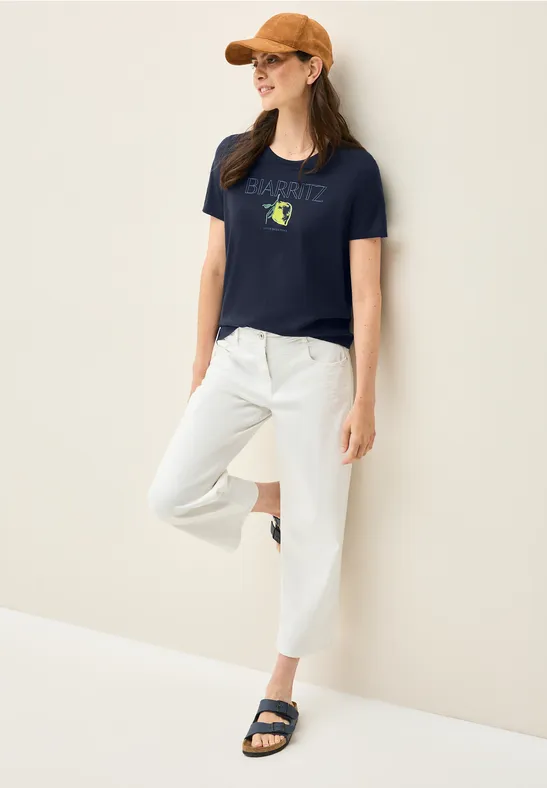 T-shirt avec imprimé urban navy blue