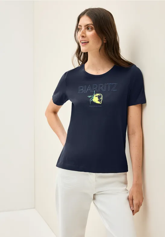 T-shirt avec imprimé urban navy blue
