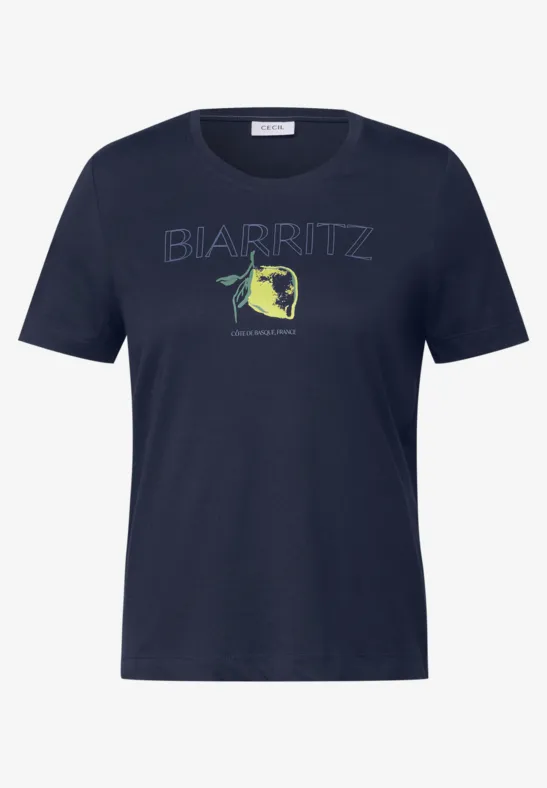 T-shirt avec imprimé urban navy blue