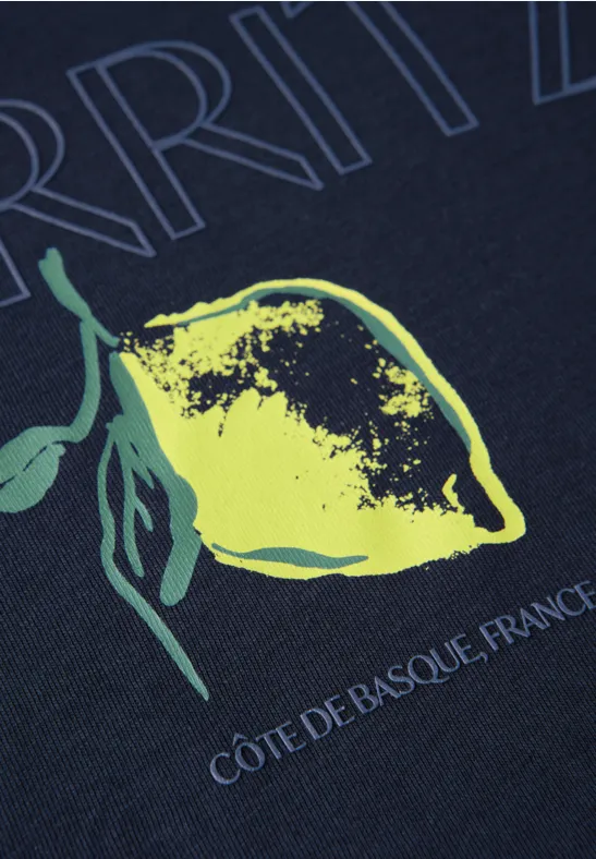 T-shirt avec imprimé urban navy blue