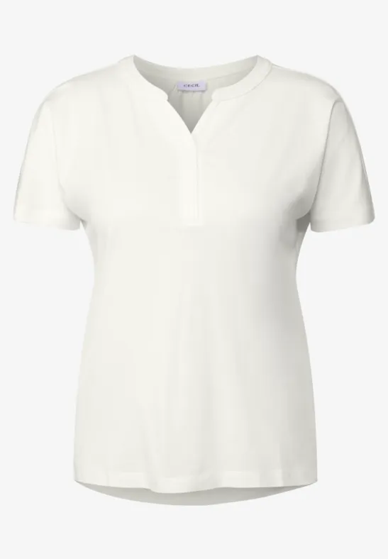 Lässiges Shirt im Tunika Look vanilla white