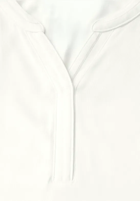 Lässiges Shirt im Tunika Look vanilla white