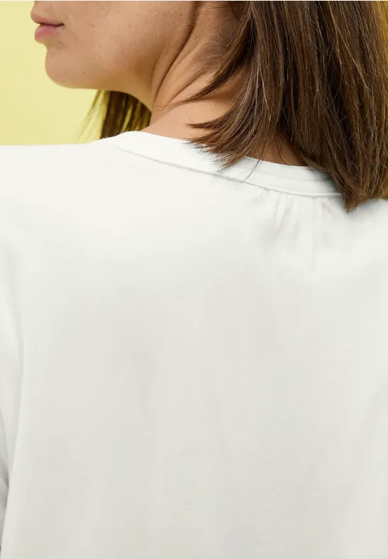 Lässiges Shirt im Tunika Look vanilla white